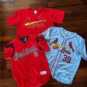 Cardinal Men’s Shirt Set - Red and Blue